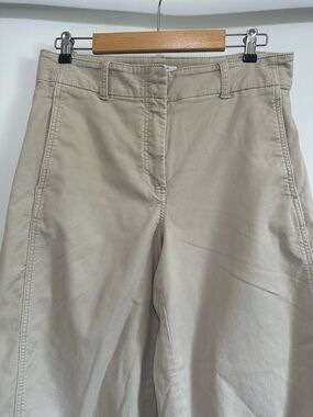 Ann Taylor Weekend Barrel Khaki Pants - Light Beige